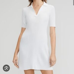 Everlane Ribbed Short Sleeve Polo Dress nwt